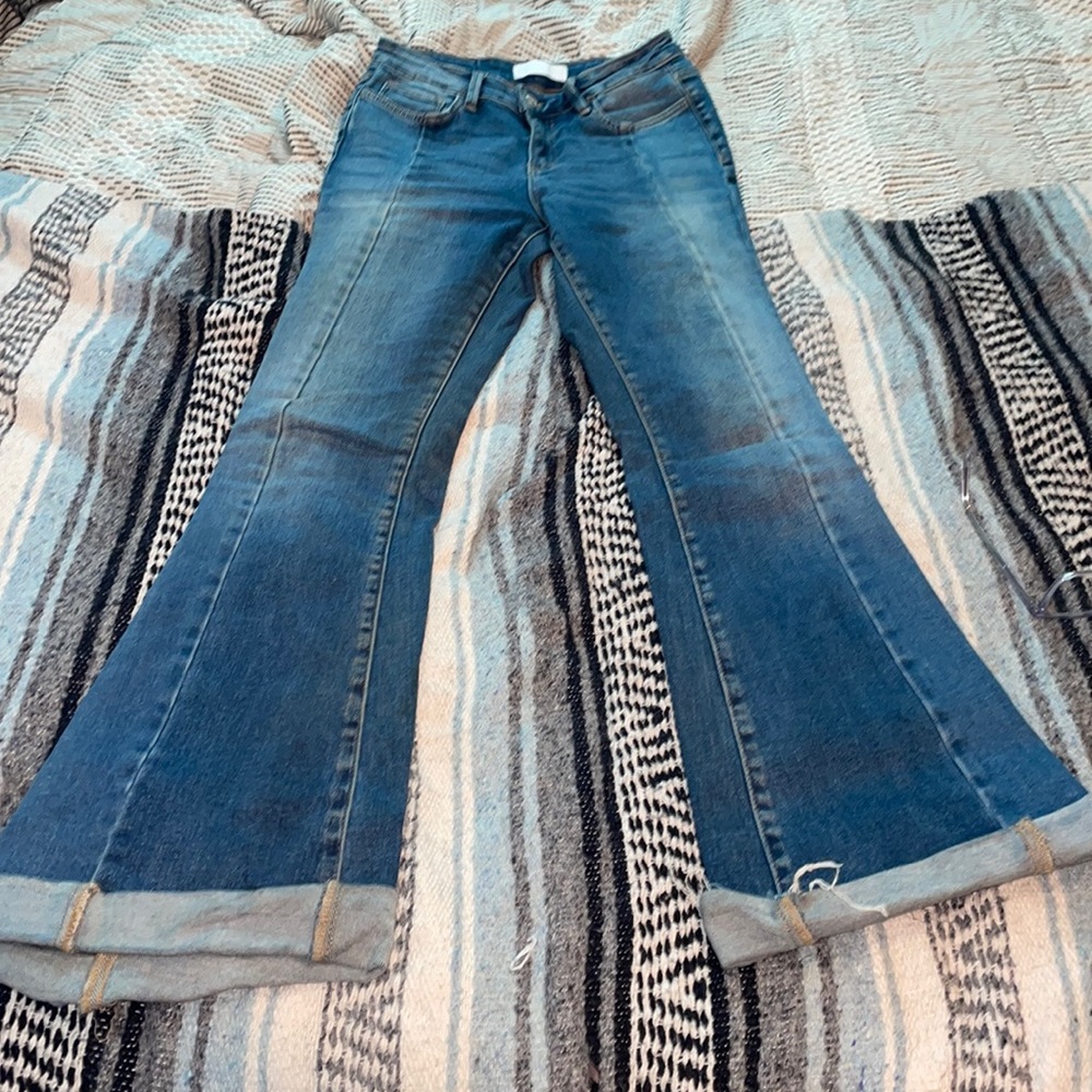 Women’s Vervet Blue bell bottom jeans
